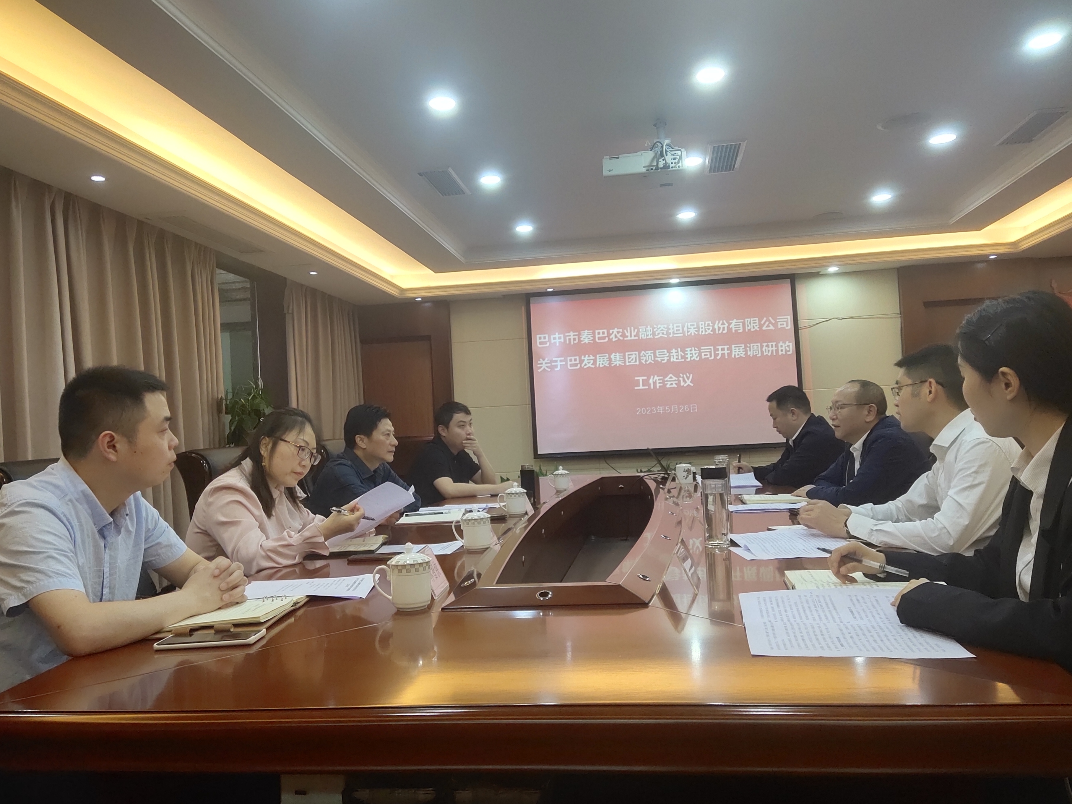 集團(tuán)黨委書記、董事長許大政一行赴秦巴農(nóng)擔(dān)公司開展調(diào)研